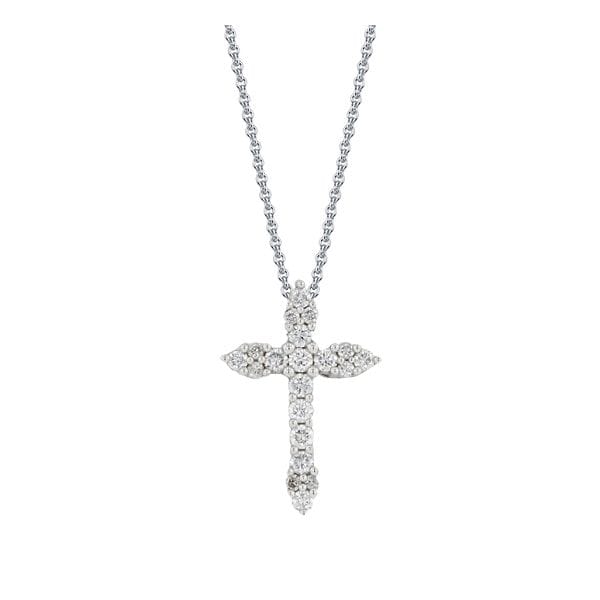 14k White Gold Pendant 1/2 ct. tw.