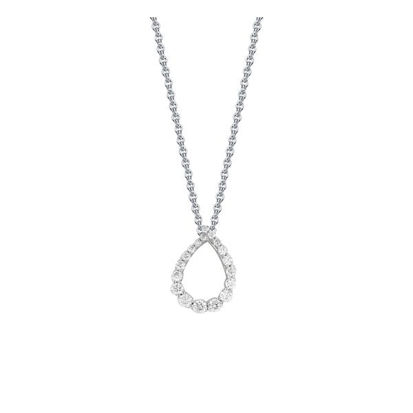 14k White Gold Pendant 7/8 ct. tw.