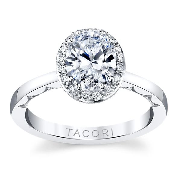 Tacori 14k White Gold Diamond Engagement Ring Setting 1/6 ct. tw.