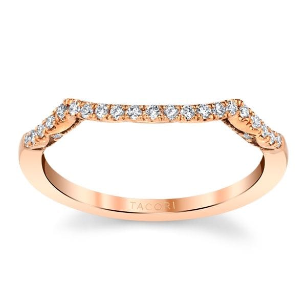 Tacori 14k Rose Gold Diamond Wedding Band 1/6 ct. tw.