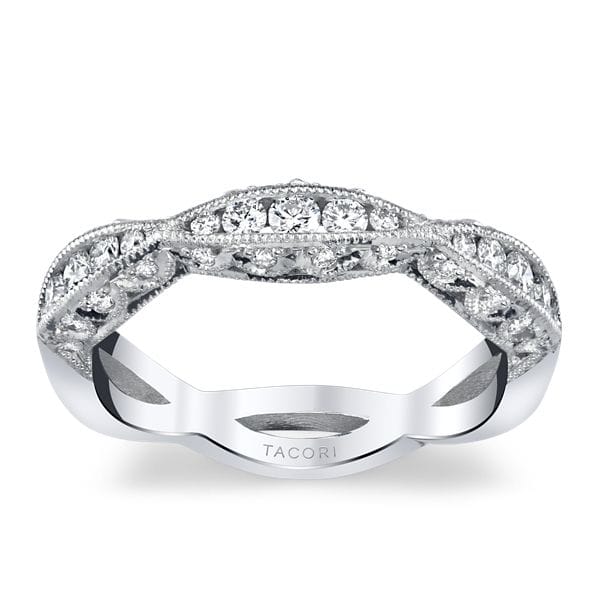 Tacori 18k White Gold Diamond Wedding Band 3/8 ct. tw.