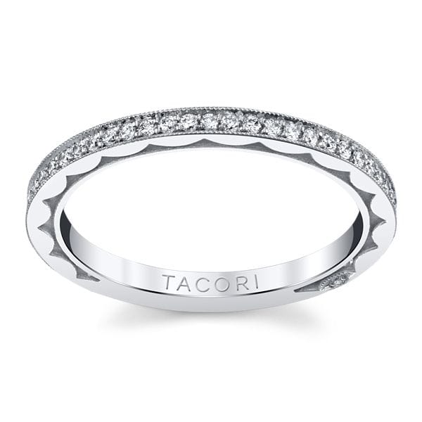 Tacori 18k White Gold Diamond Wedding Band 1/4 ct. tw.