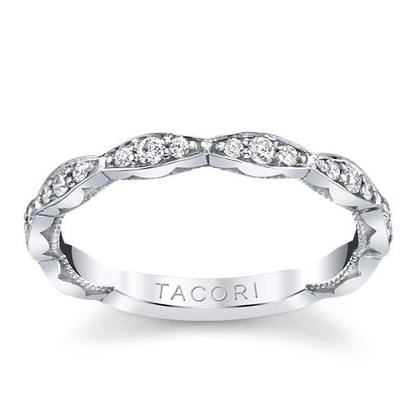 Tacori 18k White Gold Diamond Wedding Band 1/4 ct. tw.