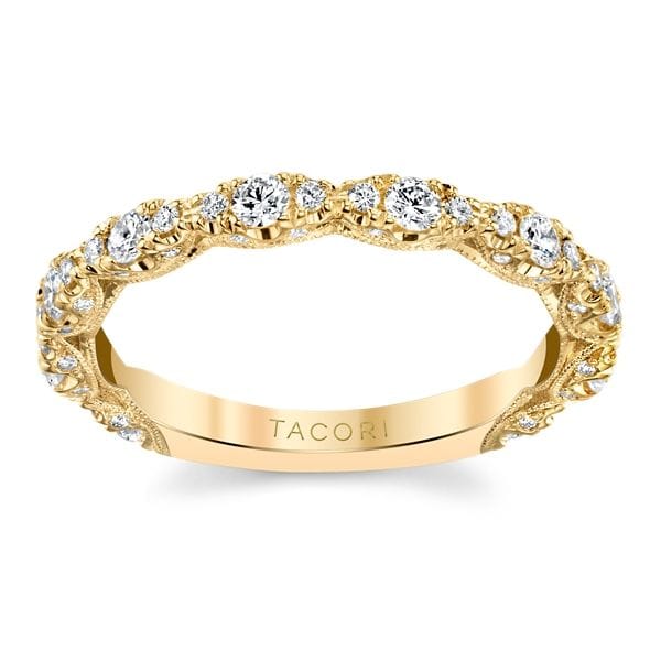 Tacori 18k Yellow Gold Diamond Wedding Band 1/2 ct. tw.