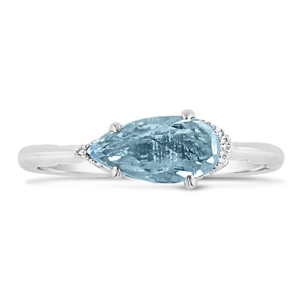 Tacori Jewelry Sterling Silver Sky Blue Topaz Fashion Ring .03 ct. tw.