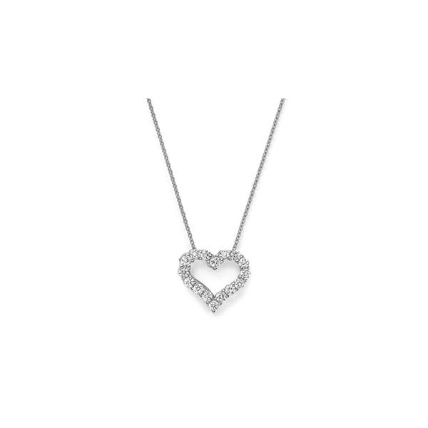 14k White Gold Pendant 1/2 ct. tw.