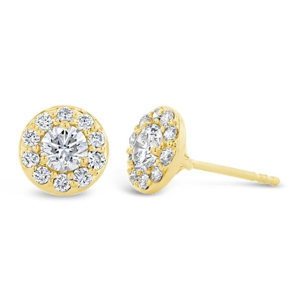 Eternalle Lab-Grown 14k Yellow Gold Earrings 1 ct. tw.