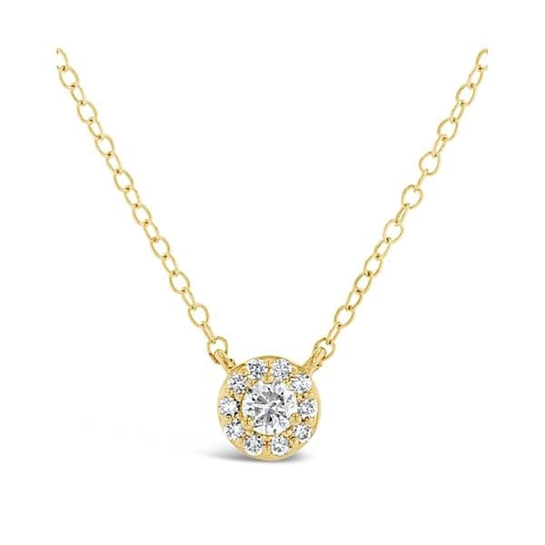Eternalle Lab-Grown 14k Yellow Gold Necklace 1/4 ct. tw.