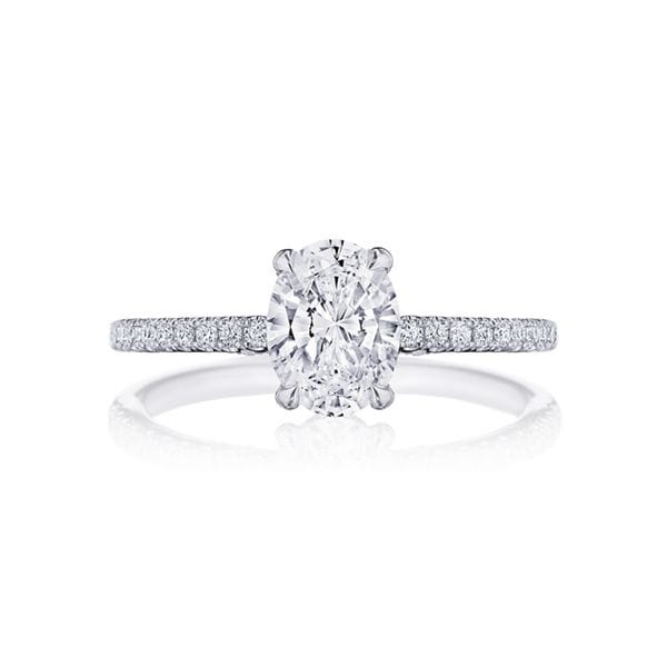 Tacori 18k White Gold Diamond Engagement Ring Setting 1/4 ct. tw.