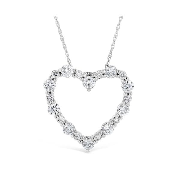 Eternalle Lab-Grown 14k White Gold Pendant 1 ct. tw.