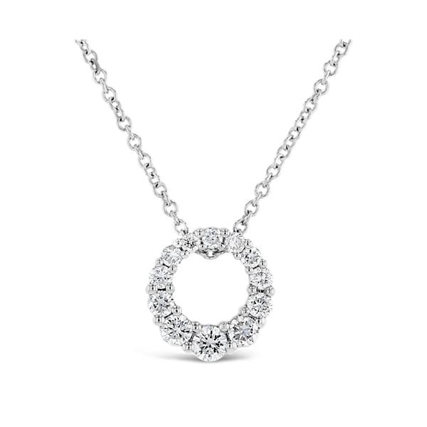 Eternalle Lab-Grown 14k White Gold Pendant 1/4 ct. tw.