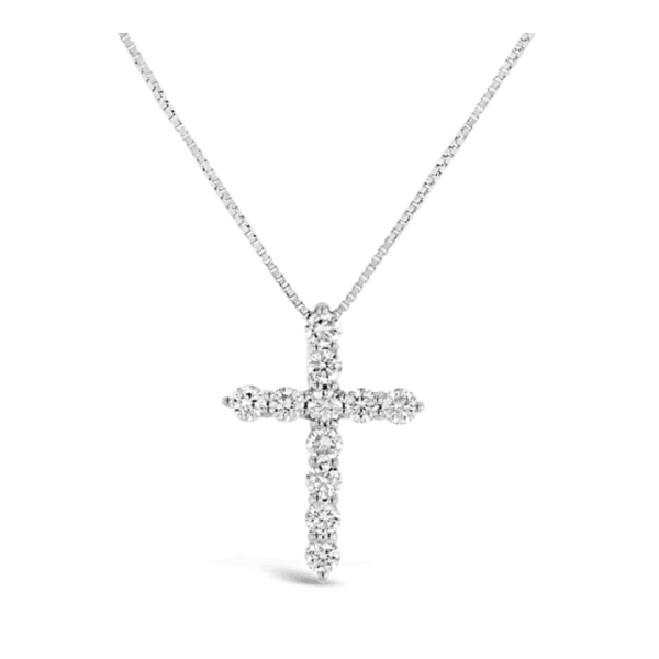 Eternalle Lab-Grown 10k White Gold Pendant 1/3 ct. tw.