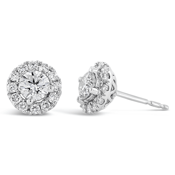 Eternalle Lab-Grown 14k White Gold Earrings 1 ct. tw.