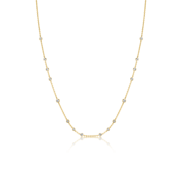 Memoire 18k Yellow Gold Necklace 3/4 ct. tw.