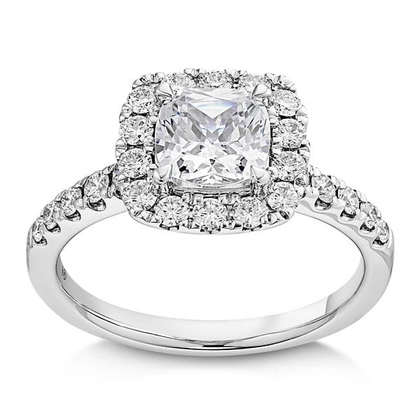 RB Signature 14k White Gold Diamond Engagement Ring Setting 5/8 ct. tw. (Copy) (Copy)