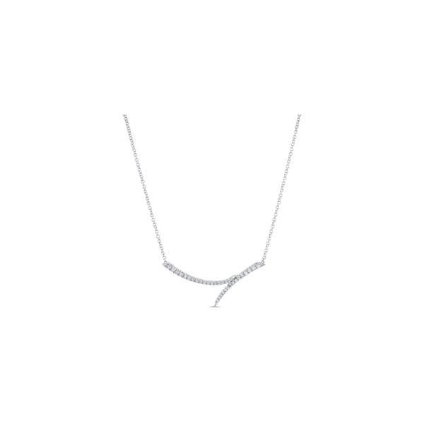Gabriel & Co. 14k White Gold Necklace 1/5 ct. tw.