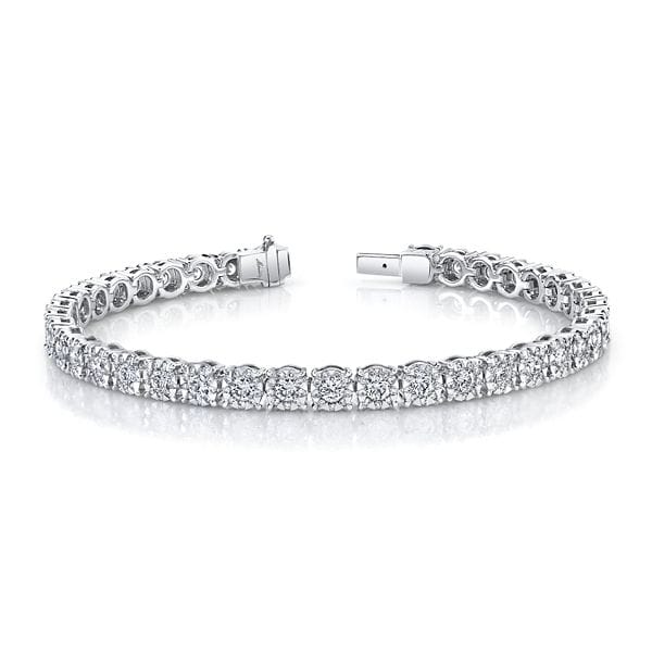 Memoire 18k White Gold Bracelet 4 ct. tw.