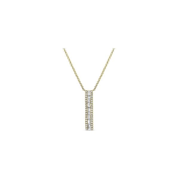 14k Yellow Gold Pendant 3/8 ct. tw.