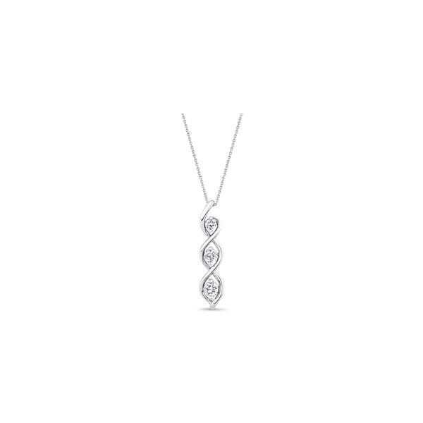 Eternalle Lab-Grown 14k White Gold Pendant 3/4 ct. tw.