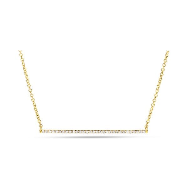 14k Yellow Gold Necklace 1/3 ct. tw.