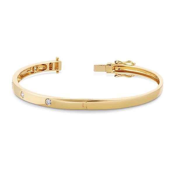 Shy Creation 14k Yellow Gold Bracelet 1/3 ct. tw.