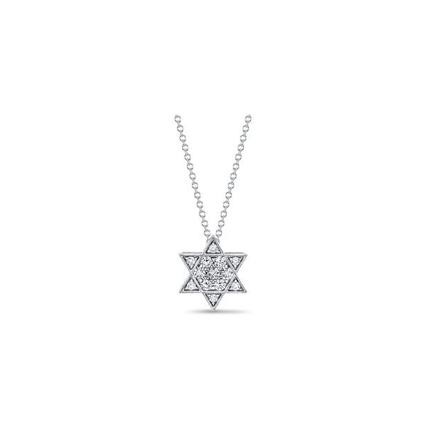 14k White Gold Pendant 1/4 ct. tw.