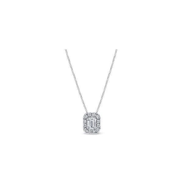Eternalle Lab-Grown 14k White Gold Pendant 5/8 ct. tw.