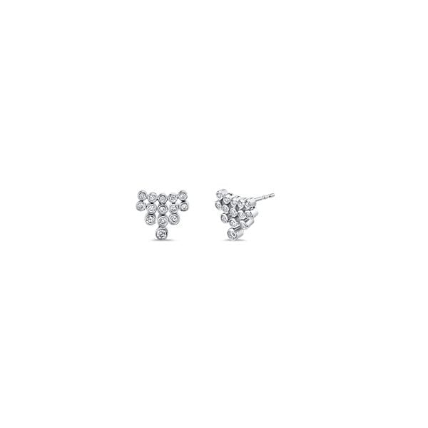 14k White Gold Earrings 1/3 ct. tw.