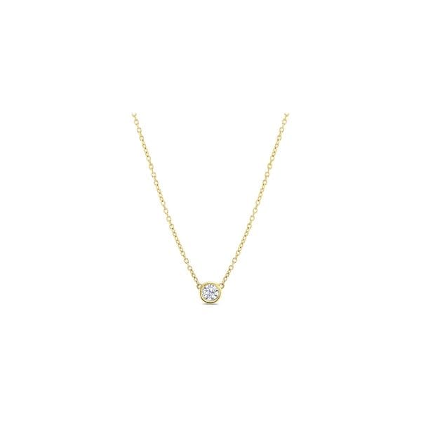 14k Yellow Gold Pendant 1/2 ct. tw.