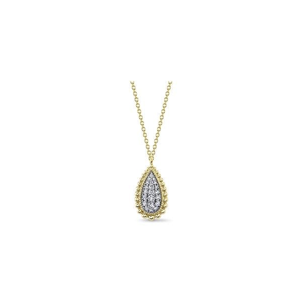 Gabriel & Co. 14k Yellow Gold Necklace 1/4 ct. tw.