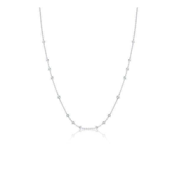 Memoire 18k White Gold Necklace 3/4 ct. tw.