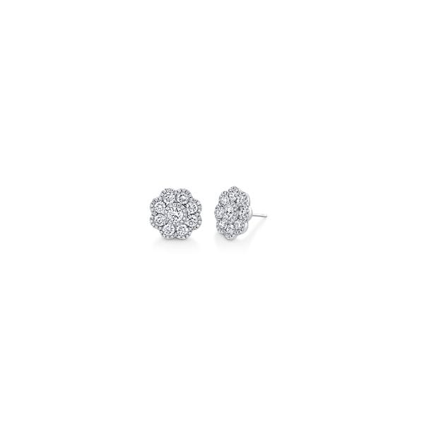 Eternalle Lab-Grown 14k White Gold Earrings 3 ct. tw.