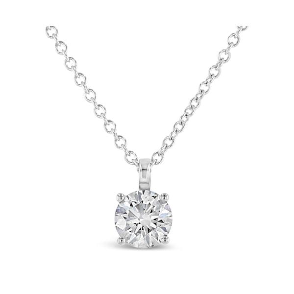 Eternalle Lab-Grown 14k White Gold Pendant 1 ct. tw.