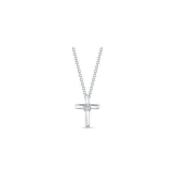 14k White Gold Pendant .06 ct. tw.