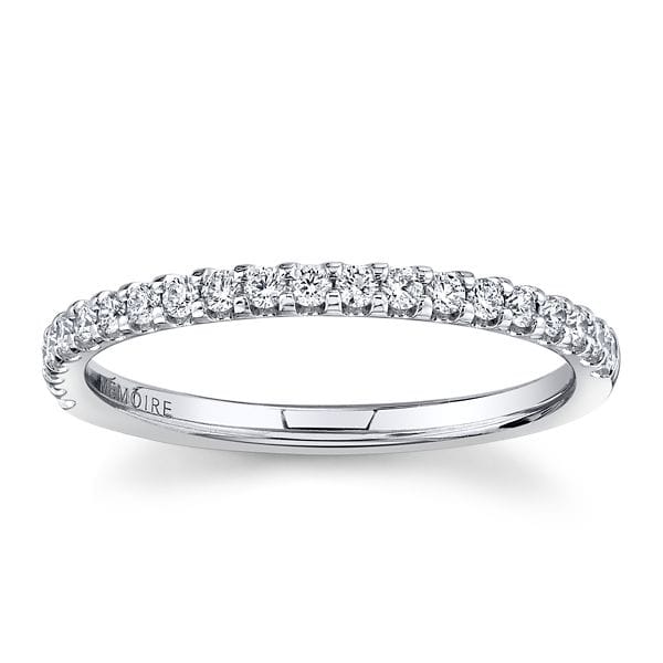 Memoire Platinum Diamond Wedding Band 1/4 ct. tw.