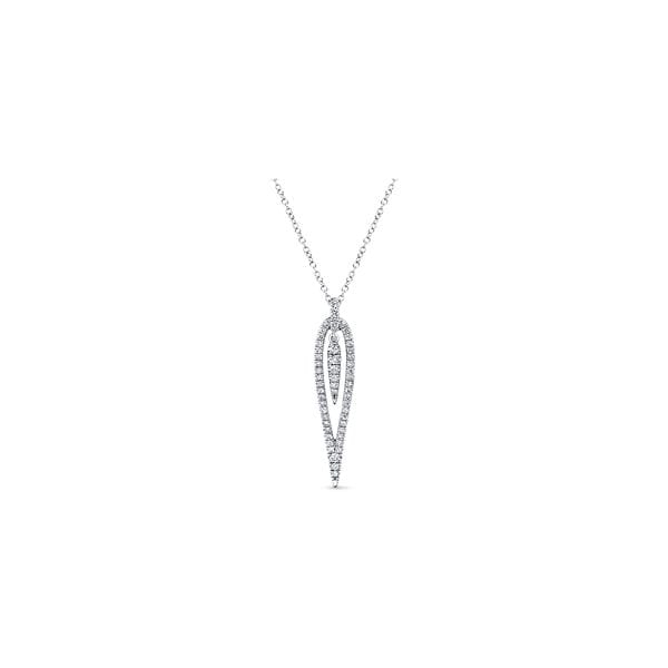 Gabriel & Co. 14k White Gold Necklace 1/3 ct. tw.