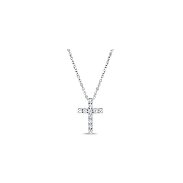 Eternalle Lab-Grown 14k White Gold Pendant 1/2 ct. tw.