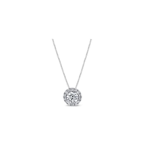 Eternalle Lab-Grown 14k White Gold Pendant 1 ct. tw.