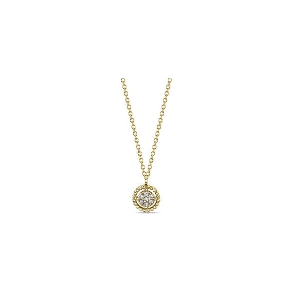 Gabriel & Co. 14k Yellow Gold Necklace .05 ct. tw.