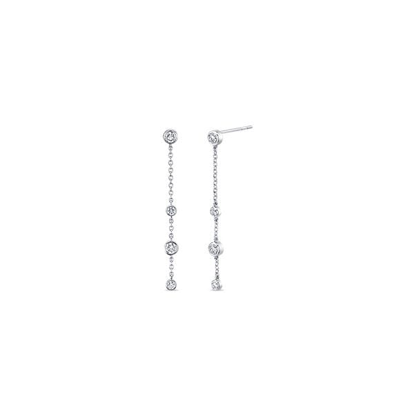 Memoire 18k White Gold Earrings 1/2 ct. tw.
