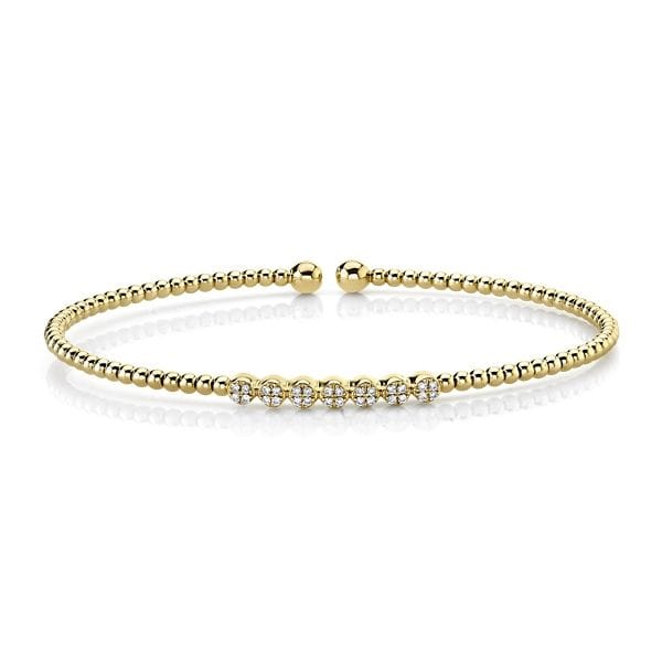 Gabriel & Co. 14k Yellow Gold Bracelet 1/8 ct. tw.