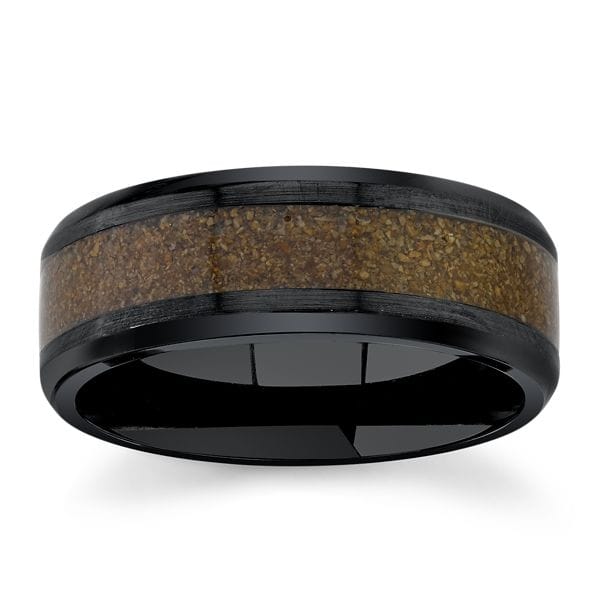 Lashbrook Zirconium 8 mm Wedding Band