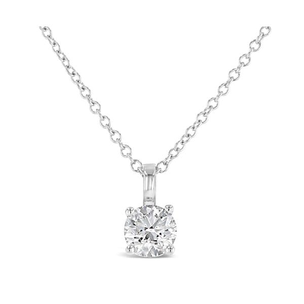 Eternalle Lab-Grown 14k White Gold Pendant 1/2 ct. tw.