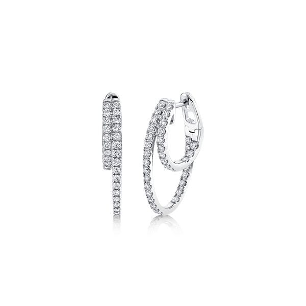 Eternalle Lab-Grown 14k White Gold Earrings 1 1/2 ct. tw.