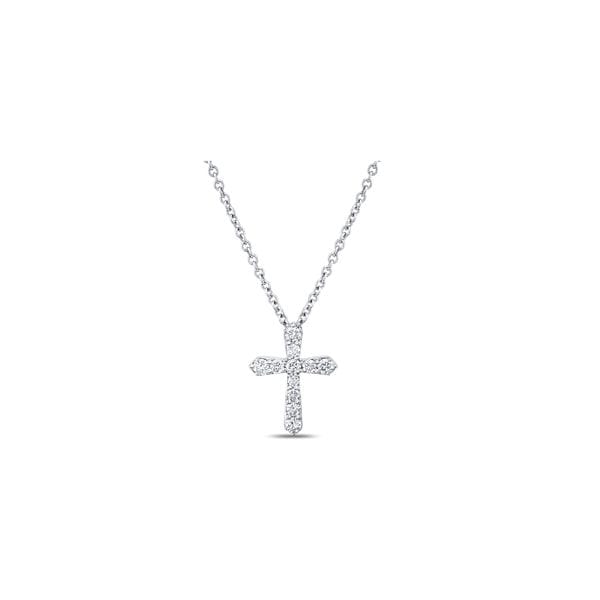 Eternalle Lab-Grown 14k White Gold Pendant 1/2 ct. tw.