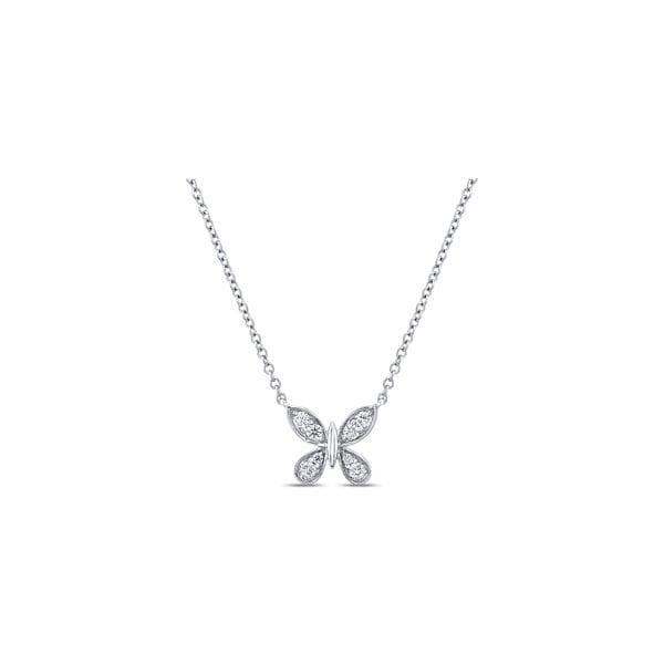 Eternalle Lab-Grown 14k White Gold Necklace 1/3 ct. tw.