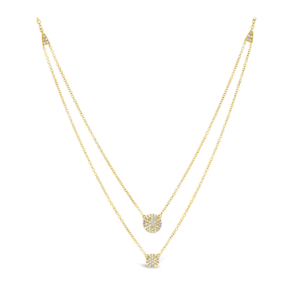 14k Yellow Gold Pendant 1/6 ct. tw.