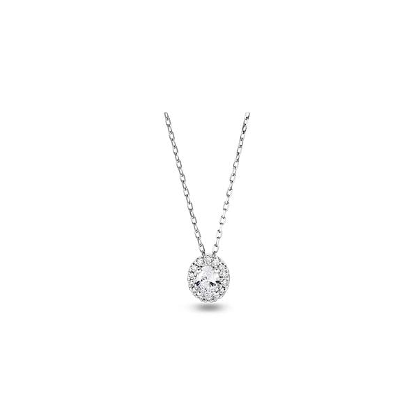 Eternalle Lab-Grown 14k White Gold Pendant 3/8 ct. tw.