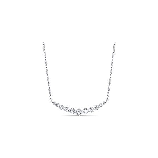 Memoire 18k White Gold Necklace 1/2 ct. tw.