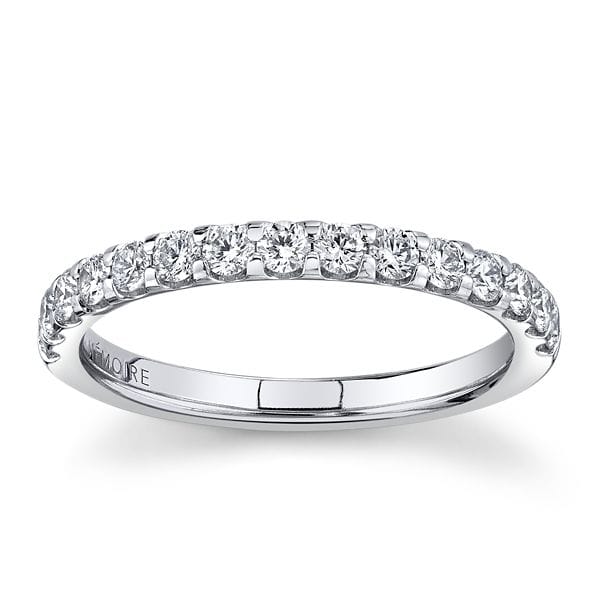 Memoire Platinum Diamond Wedding Band 1/2 ct. tw.